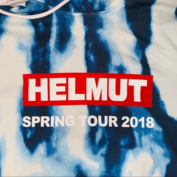 HELMUT LANG TYE DYE PULLOVER HOODY - Picture 3 of 7